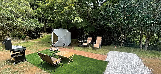 国登録有形文化財で整う貸し切りテントサウナ画像